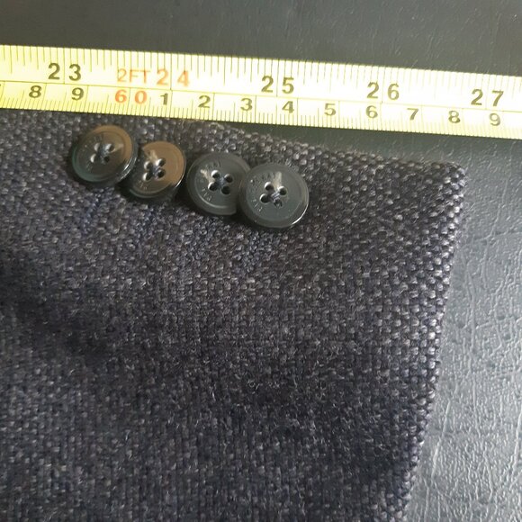 Pal Zileri Concept SZ 44L Charcoal Grey Hopscloth Sport Jacket Blazer - Picture 14 of 16